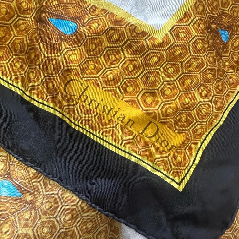 Christian Dior Butterfly/Fire Fly Scarf